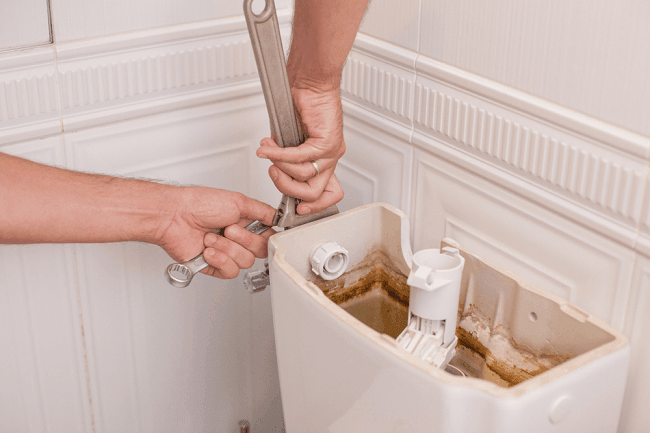 How to change the toilet valve
