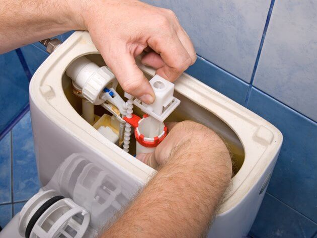 How to replace toilet guts
