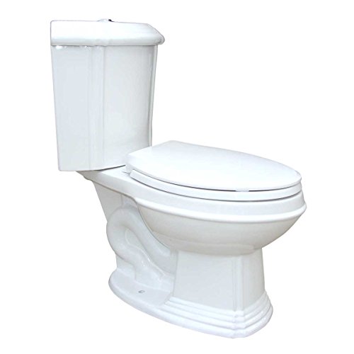 Renovator’s Supply Elongated Space Saving Corner Toilet