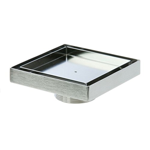 LUXE Stainless Steel Square Tile Drain