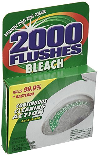 2000 Flushes Bleach Automatic Toilet Bowl Cleaner