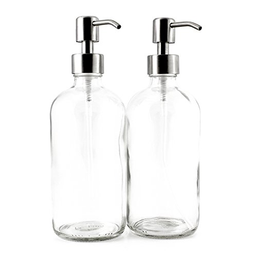 Cornucopia Brands 16-Ounce Clear Glass Boston Round Bottles