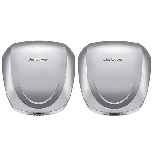  JETWELL (2 Pack High-Speed Commercial Automatic Eco Hand Dryer 