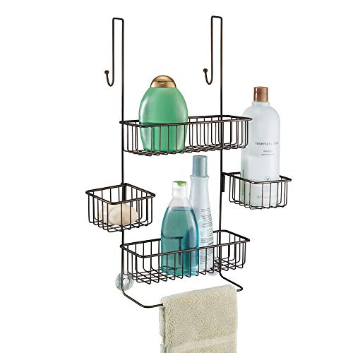  iDesign Metalo Bathroom Over the Door Shower Caddy