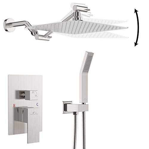 Shower System, Brushed Nickel Shower Faucet Set
