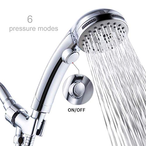 malisu Handheld Shower Head with ON/OFF Switch