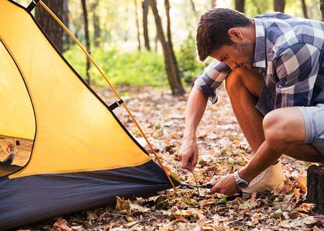 The Setup Process of Toilet Tents