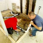 How to Install a Toilet in a Basement With a Rough in Pipe