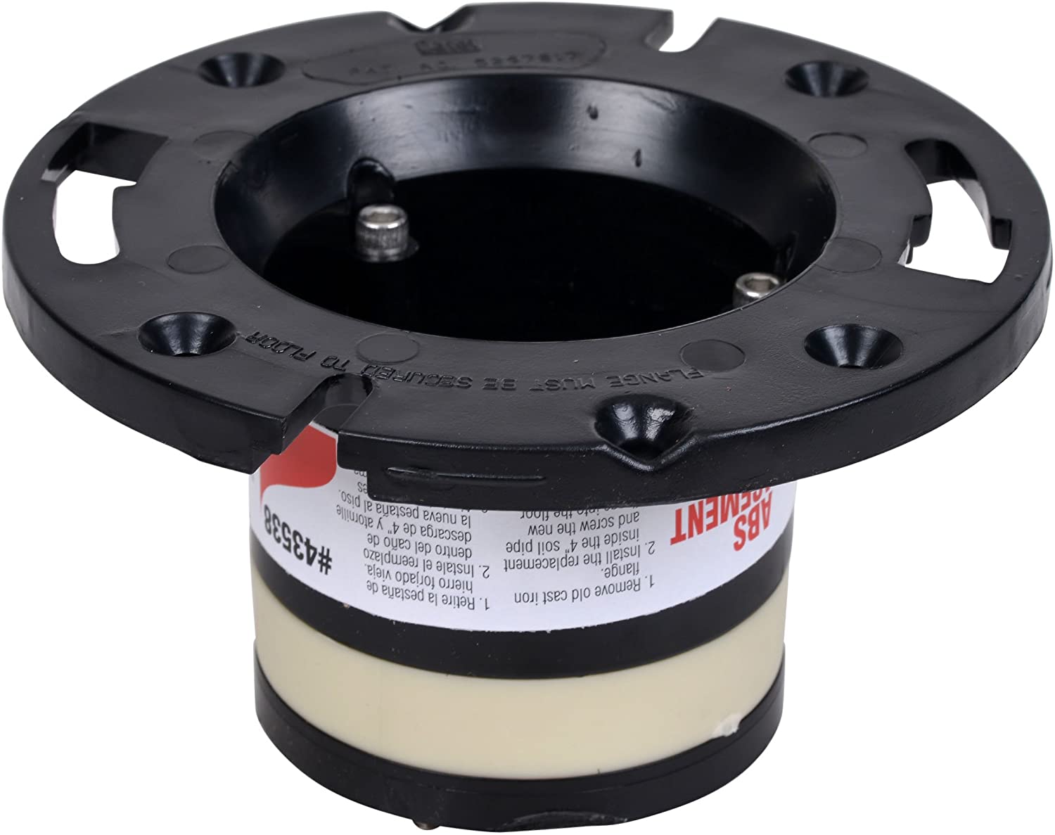 Oatey 43538 ABS Cast Iron Flange Replacement