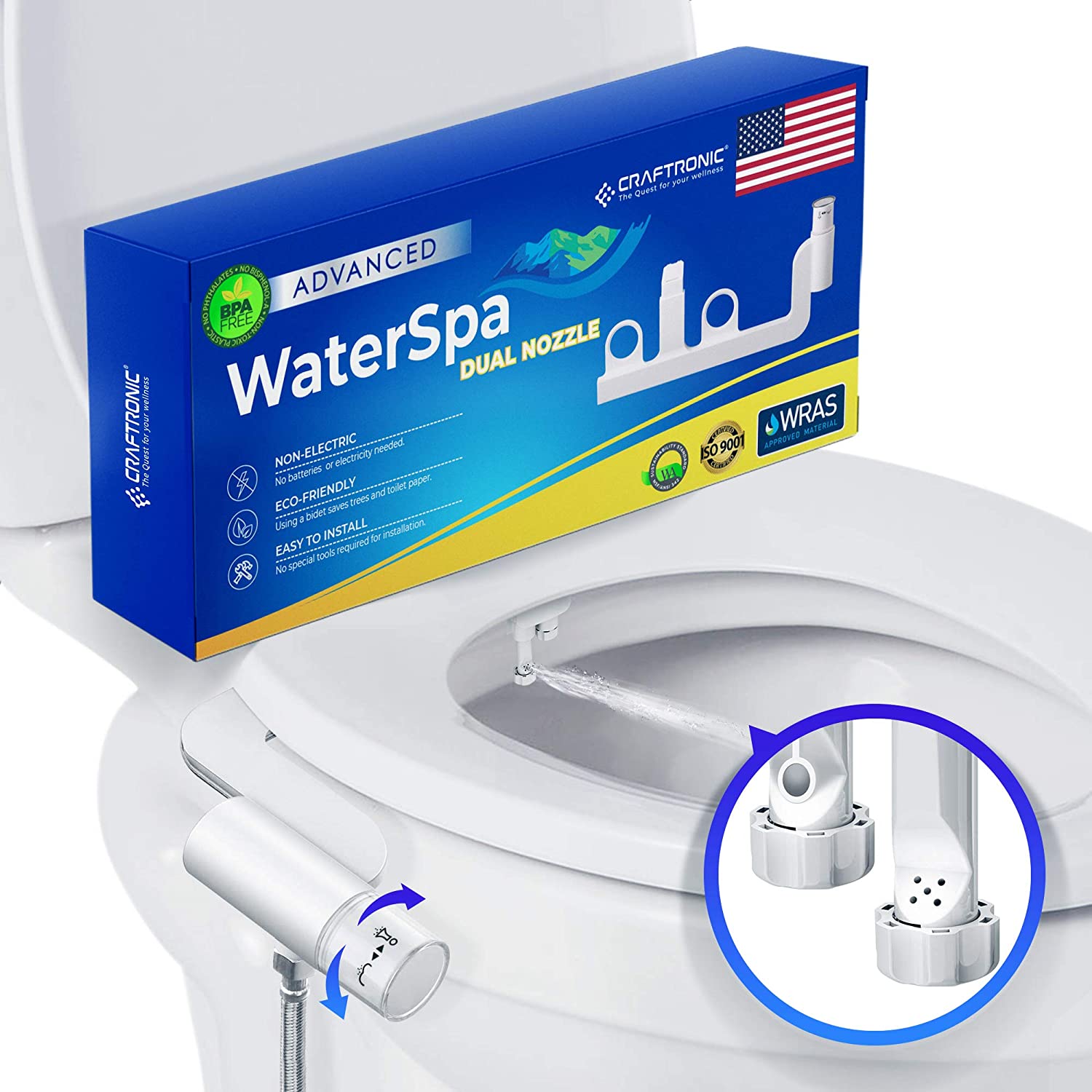 Craftronic WaterSpa Bidet Attachment