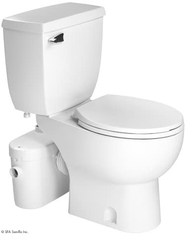 Saniflo Two Piece Round Bowl Toilet With Macerating Pump